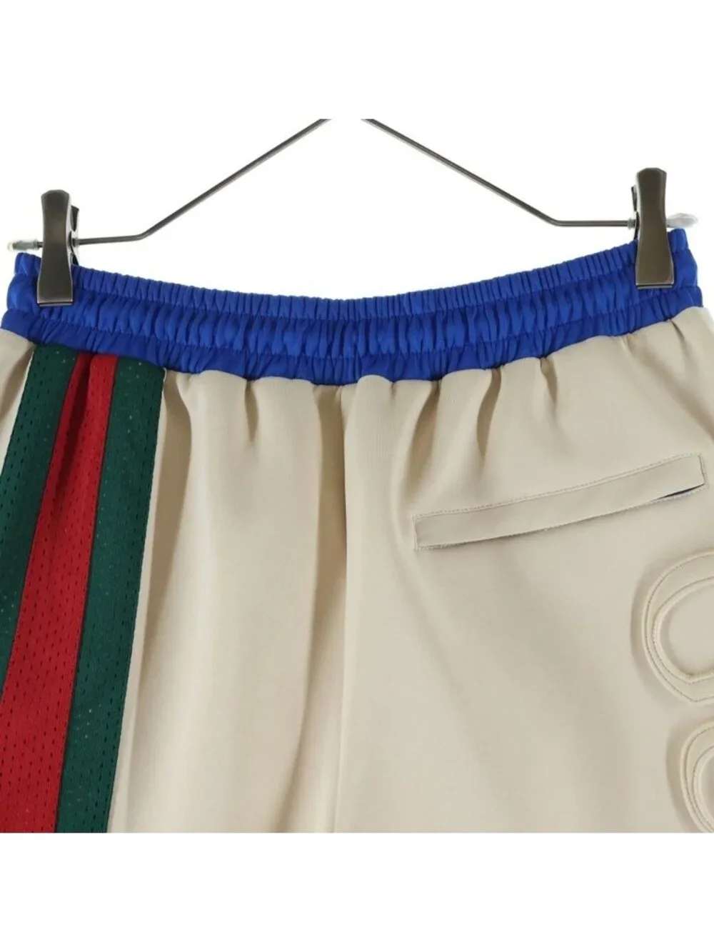 Gucci Side Sherry Line Drawstring Shorts Beige